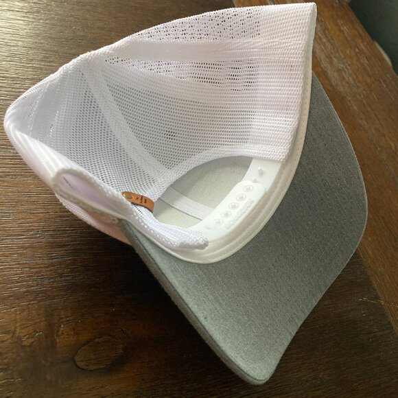 Life's An Adventure, Enjoy The Ride Soundwave Gray/White Snapback Trucker Hat - Picture 4 of 4